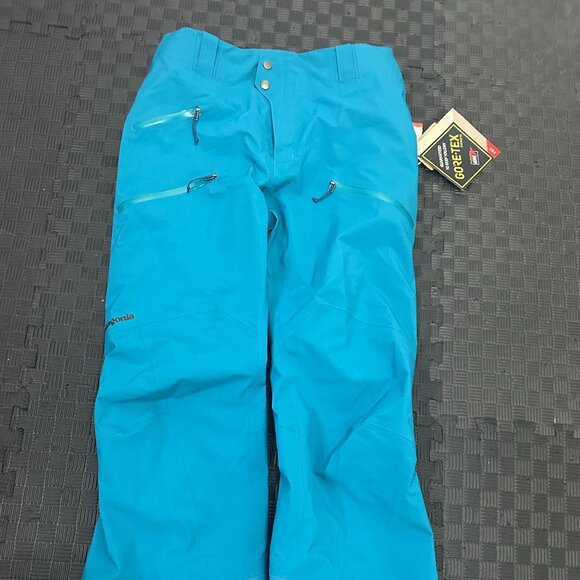 Men’s Patagonia PowSlayer Snow Pants Size S Belay Blue